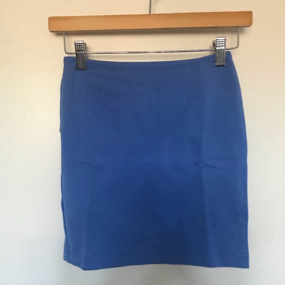 NWOT American Apparel blue mini skirt